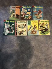 1950’s Dell Tom And Jerry Comic Lot-7 Comics With 2 Giants picture