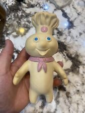 1971 VINTAGE Pillsbury Doughboy Rubber Figure Swivel Head Doll Painted Pink picture