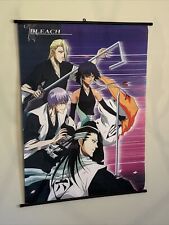 BLEACH Anime Roll Up Large Print Scroll 42” X 31” Fabric/Canvas Rare picture