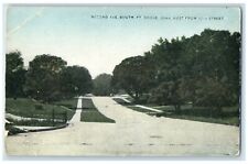 c1910's Second Avenue South Ft. Dodge Iowa West From 12th Street Postcard picture