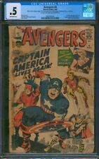 Avengers #4 (1964) CGC 0.5 ⭐ 1st Silver Age Captain America App ⭐ Marvel Comic picture