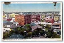 c1910's Bird's Eye View Of Sapulpa Oklahoma OK Fred Harvey Antique Postcard picture