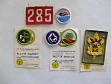 Lot Of Vintage BSA Boy Scout Merit Badges Early 1970's picture