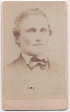 ANTIQUE CDV CIRCA 1880s X.L. GALLERY HANDSOME YOUNG MAN IN SUIT PHILADELPHIA PA. picture