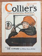 January 6 1923 Collier's  COVER ONLY New York Metro Life Insurance ad on back picture