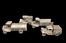 Complete 4 Spec Cast 1921 Cast Pewter Oil Trucks Steinhagen Company 85/350 picture