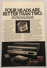 Vintage 1980 JVC Original Print Ad Full Page - Four Heads Are Better Than Two picture