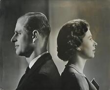 1959 HM The Queen & HRH Prince Philip Portrait Study Photo by DONALD McKAGUE picture