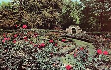 Huntington West Virginia Rose Gardens Ritter Park Beauty Spot Vtg Postcard A57 picture