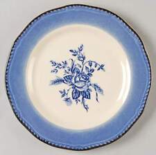 Wood & Sons Colonial Rose Blue Accent Salad Plate 3482699 picture