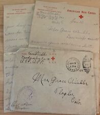 WWI AEF letter Hq Co 781, not seen sick, buy as many cows as you can Winkler picture