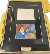 PINOCCHIO AND THE EMPEROR OF THE NIGHT By Filmation in 1987 Cel Drawing COA picture