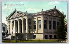 Public Library Ontario California CA c1910 Postcard picture