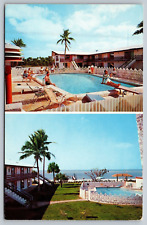 Fort Myers Beach FL-Florida Caribbean Court Advertising Vintage Postcard picture