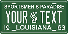 Louisiana 1963 License Plate Personalized Custom Car Bike Motorcycle Moped Tag picture