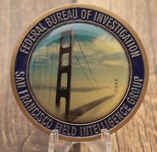 Vintage Rare San Francisco Field Intelligence Group FBI Challenge Coin FIG picture
