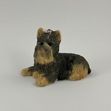Vintage 1986 Enesco Yorkshire Terrier Yorkie Puppy Dog Kathy Wise Figurine picture