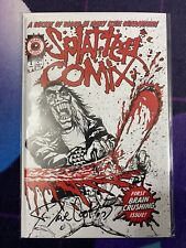 SPLATTER COMIX #1 Scary Planet 2002 NM+ SIGNED horror comic indie RARE picture