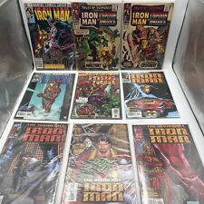 The Invincible Iron Man & Iron Man Captain America Comic Lot of 9 (g10) picture