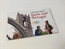 A Traveler’s Map of Spain and Portugal National Geographic Map 12/1998 picture