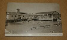 c1940 Swimming At Salvation Army Wonderland Camp Lake Wisconsin Postcard WI picture