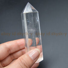 50-90mm Natural Clear Quartz Rocks Crystal Wand Obelisk Point Pound Healing picture