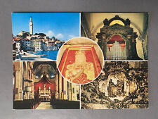 Vintage 1960s-70s Rovinj Croatia Panorama Postcard Unposted Croatian Vtg picture