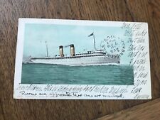 Steamer Ship on the Great Lakes Vintage Postcard picture