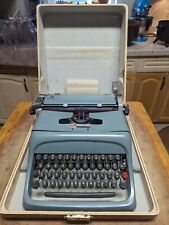 Vintage Olivetti Studio 44 Typewriter 1950's w/ Case Barcelona Spain picture