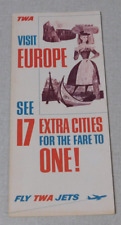 1962 TWA Visit Europe travel brochure picture