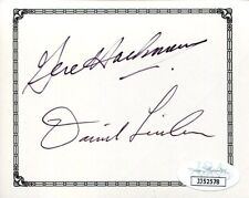 Gene Hackman Superman Lex Luthor Hoosiers Rare Signed Autograph Bookplate JSA picture