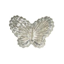 Artmark Vintage Lead Crystal Butterfly Shaped Trinket Box (1980s) picture