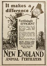 1911 AD(XE16)~NEW ENGLAND FERTILIZER CO. BOSTON. NEW ENGLAND ANIMAL FERTILIZERS picture