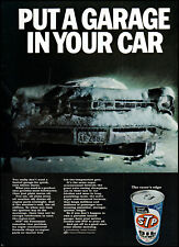 1968 STP Oil car frozen in winter snow & ice vintage photo print ad ads66 picture