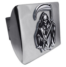 METALHEAD GRIM REAPER ON CHROME USA MADE HITCH COVER picture