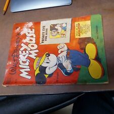 Walt Disney's MICKEY MOUSE Four Color #296 Dell 1950 Golden Age Cartoon Comics picture
