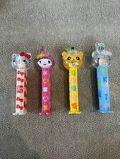 Pez Hello kitty Printed Crystal Stem Set Of 4 - Rare picture