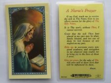 A Nurse's Prayer - Laminated Holy Card picture