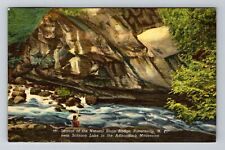 Pottersville NY-New York, Section of Natural Stone Bridge Vintage Postcard picture