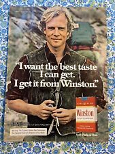 Vintage 1979 Winston Cigarettes Print Ad Best Taste picture