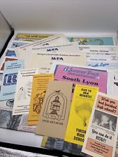 Lot of 20+ Vintage South Lyon Michigan Community Education Ephemera Catalogs picture
