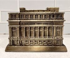 Vintage Metal Coin Bank The Northern Trust Company Chicago Banthrico 1974 picture