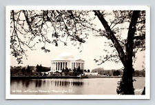 1949 RPPC Jefferson Memorial Washington DC SAWYERS Real Photo Postcard picture