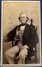1864-65 CDV PHOTO CIVIL WAR ERA MAN; TAX STAMPED; Stimpson Photo, Boston, MA picture