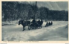 12927 cpa 73 Winter Sports - Sled Game picture