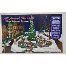 Dept 56 All Around The Park Village Animated Accessory Set Tested Original Box picture