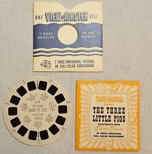 Vintage View-Master Three Little Pigs Reel #FT-7 Childrens Fairy Tales w/Booklet picture