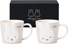 Miffy White Face Mug Cup Set of 2 280ml  Made in Japan Gift Box Dick Bruna New picture