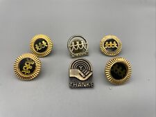Vintage United Way Campaign Thanks Symbol 3 Children Logo Hat Lapel Pin LOT OF 6 picture