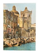 Vintage Architecture Port of Ischia Italy 4x6